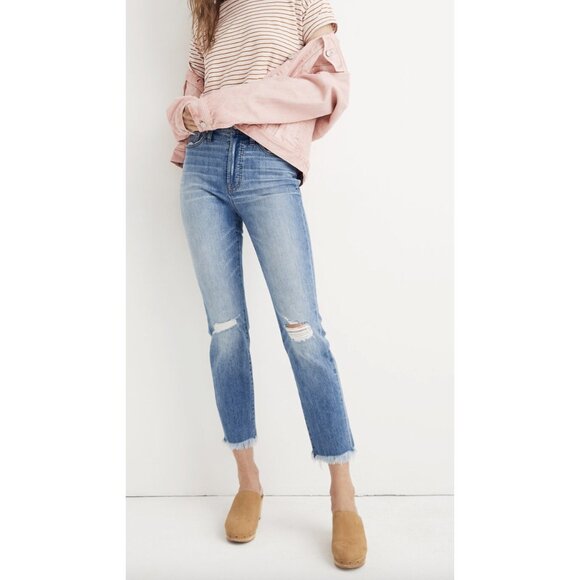Madewell Denim - MADEWELL The Perfect Vintage Jean in Parnell Wash Blue Comfort Stretch Edition